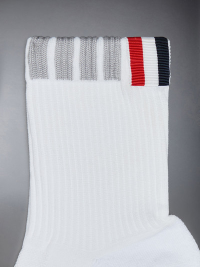 Thom Browne stripe-detail knitted ankle socks outlook