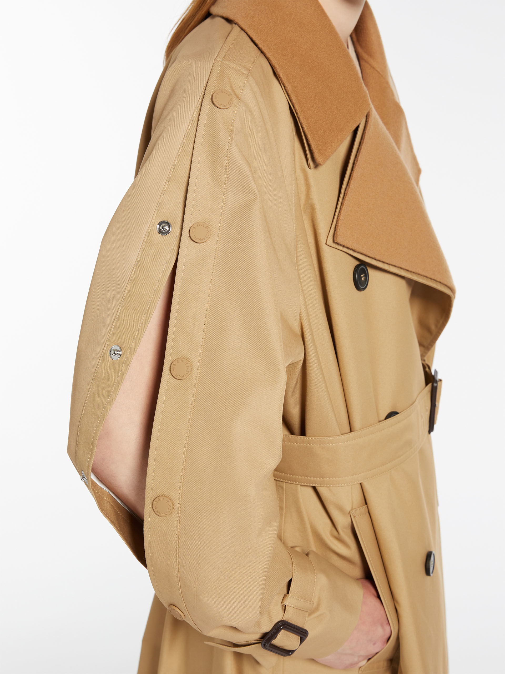 DAPHNE Belted water-repellent cotton trench coat - 5