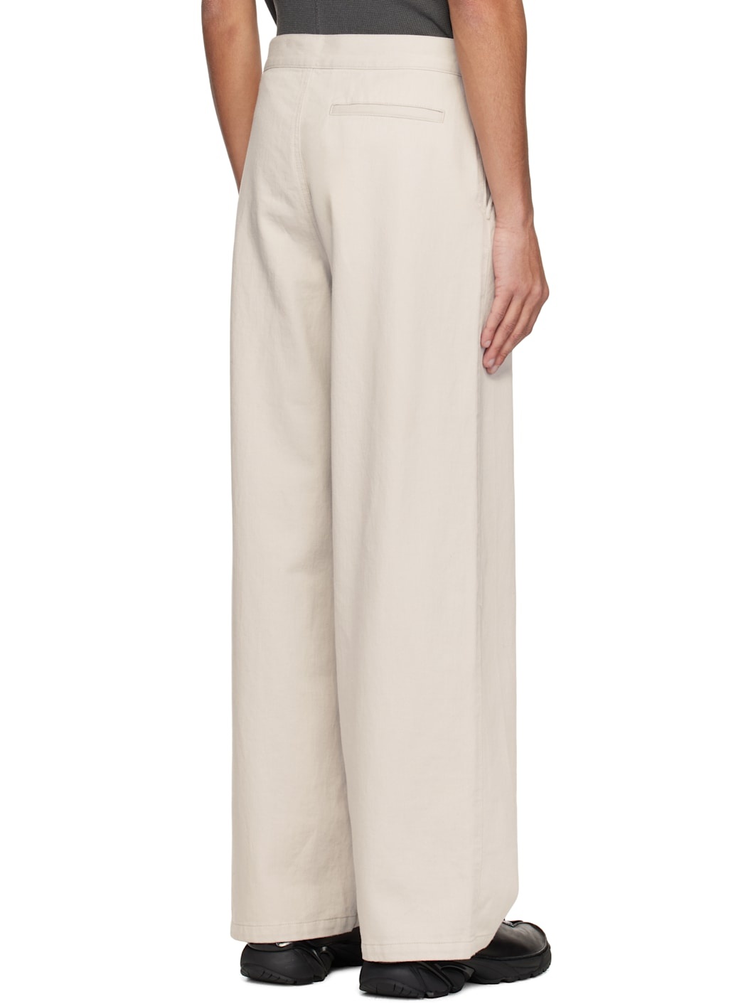 Gray Stern Chino Trousers - 3