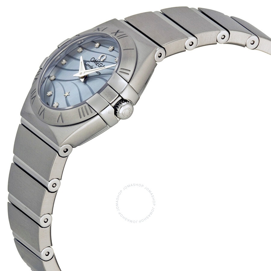 Omega Constellation Blue Mother of Pearl Dial Ladies Watch 123.10.24.60.57.001 - 2