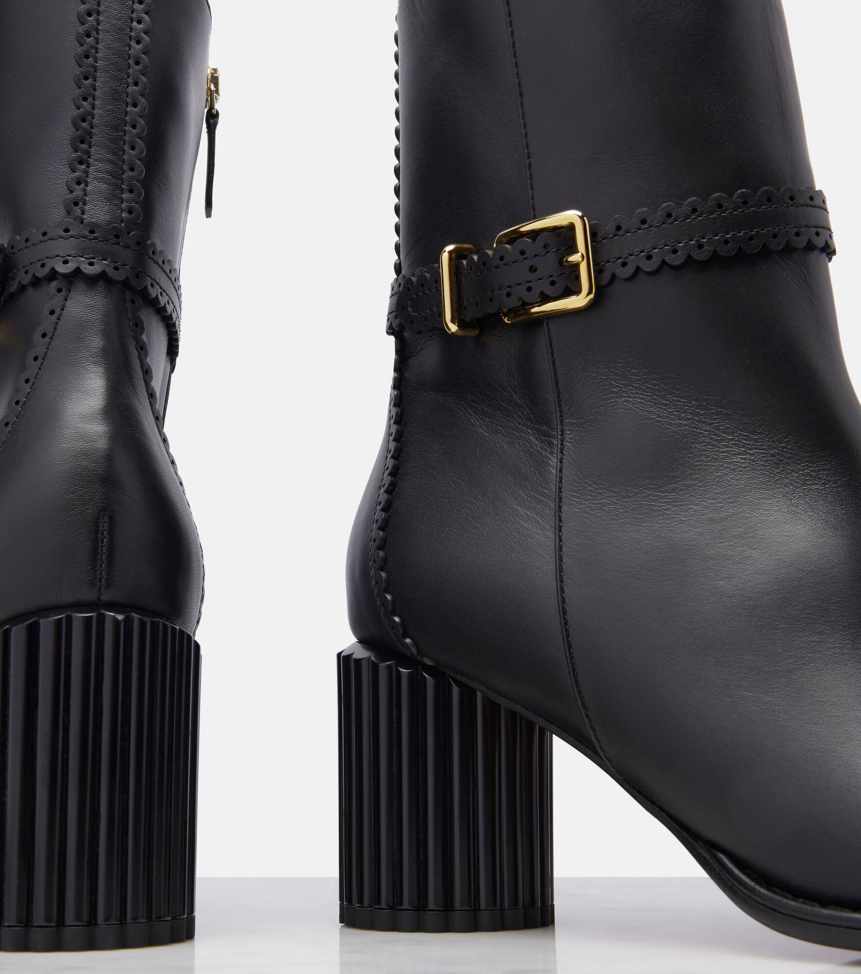 Eddie 70 leather ankle boots - 5