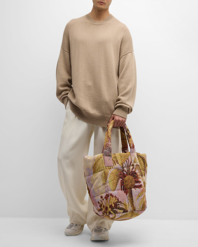 Dries Van Noten Men's Cotton Tote Bag outlook