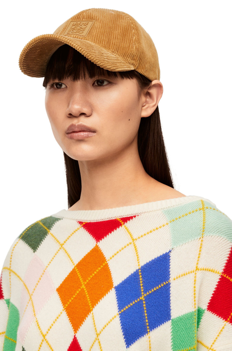 Loewe Patch cap in corduroy outlook