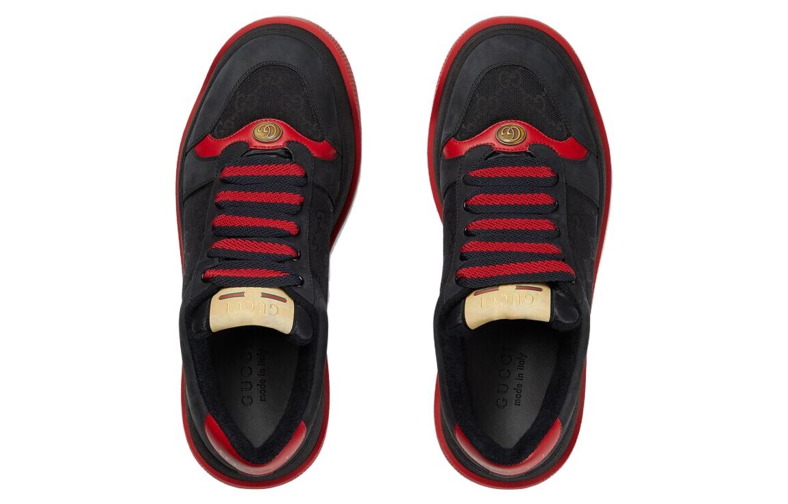 Gucci Screener Sneaker 'Black Red' 750048-FAB39-1058 - 2
