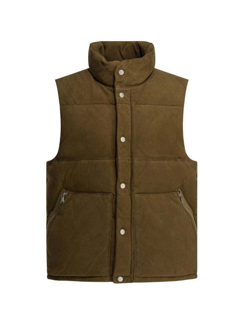 zip-pocket buttoned gilet 1