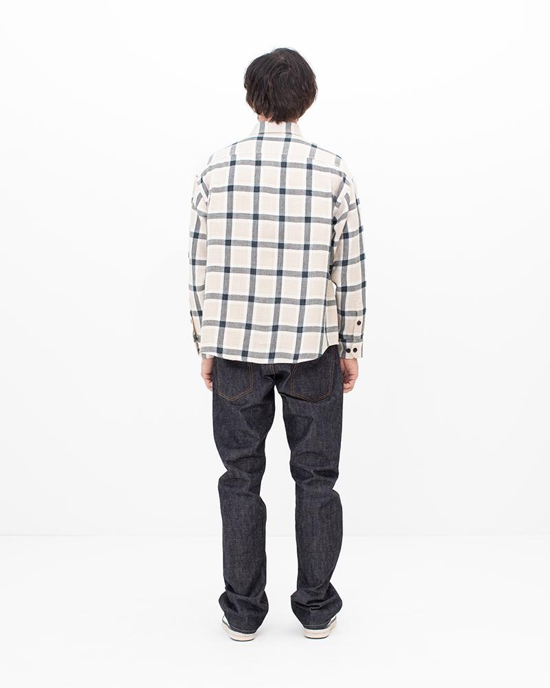 LUMBER CHECK L/S BEIGE - 4