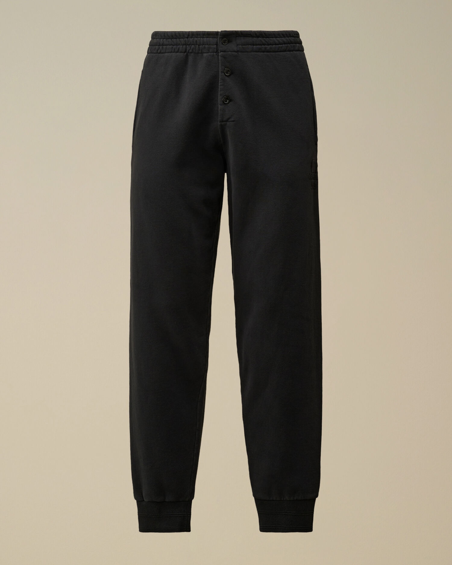 Diagonal Fleece Logo Buttoned Sweatpants - 1