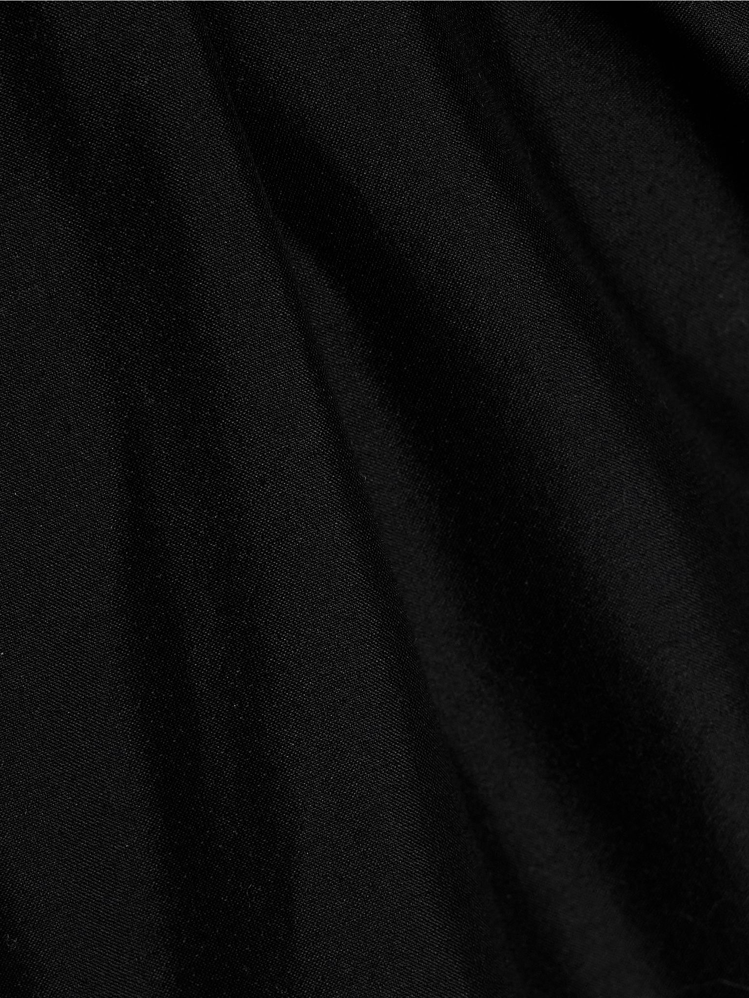 Saul cotton and silk-blend maxi skirt Black - 4