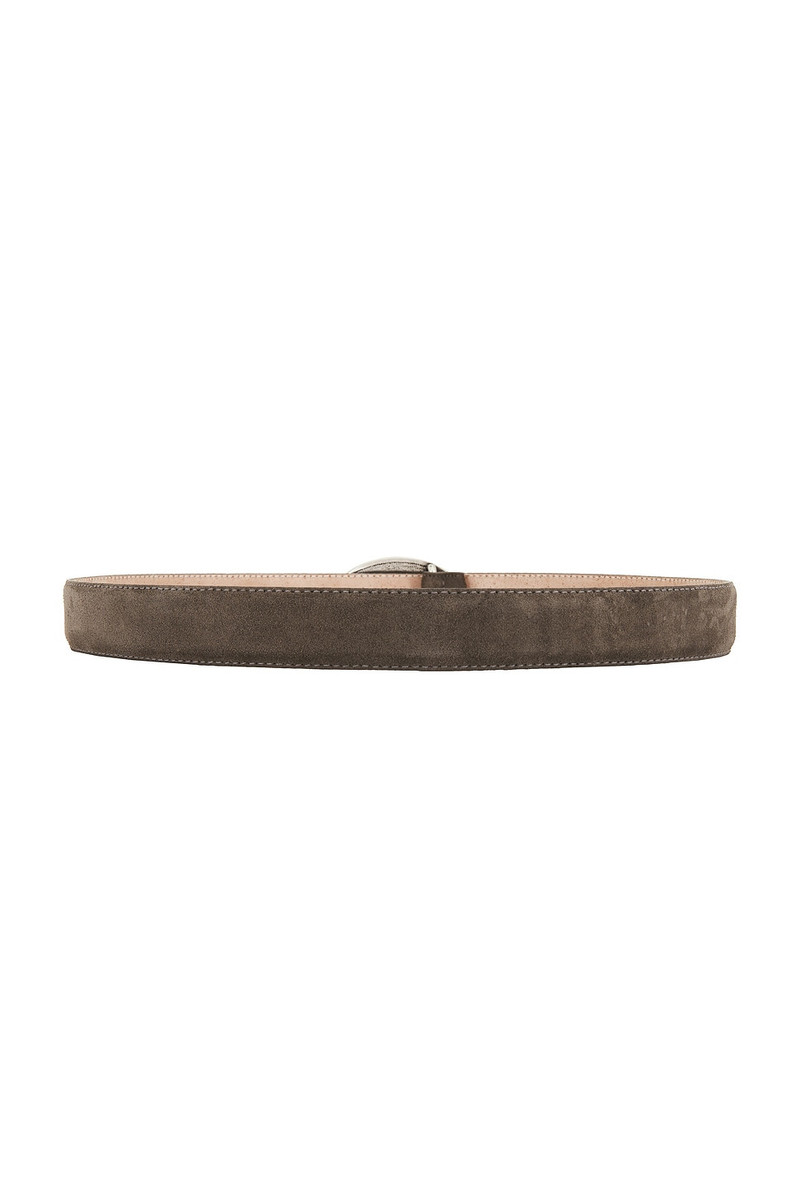 LAMARQUE Suede Leather Belt outlook