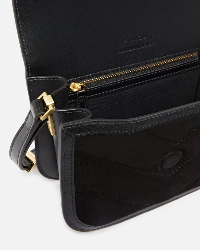 SUEDE MINI LOVE BAG BOX SHOULDER BAG 4