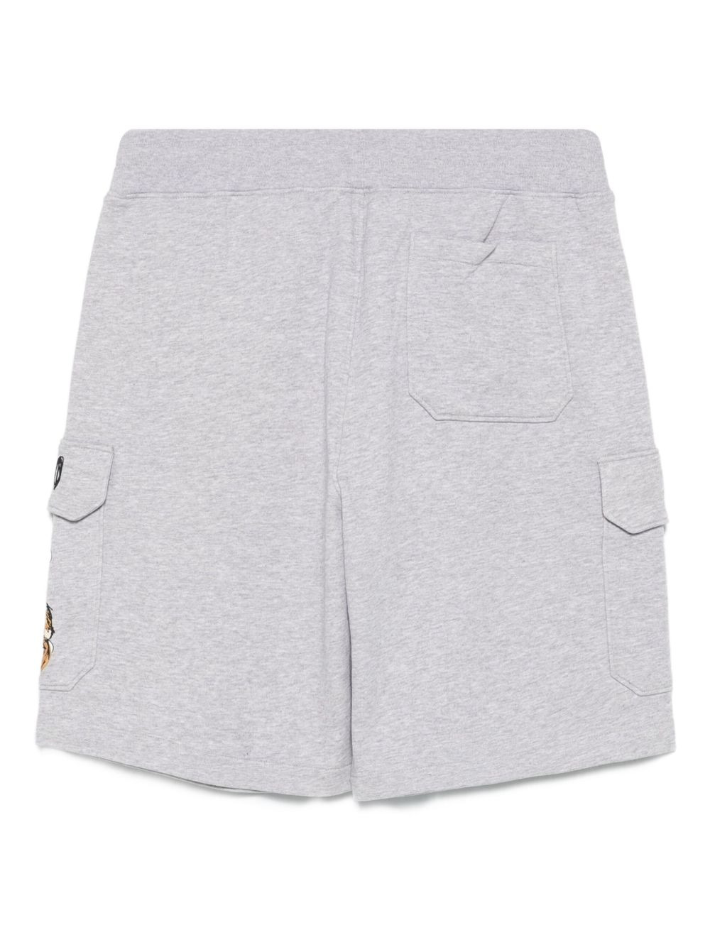 teddy-patch cargo shorts - 2