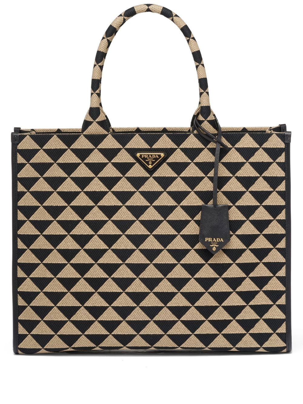 Symbole triangle-pattern tote bag - 1