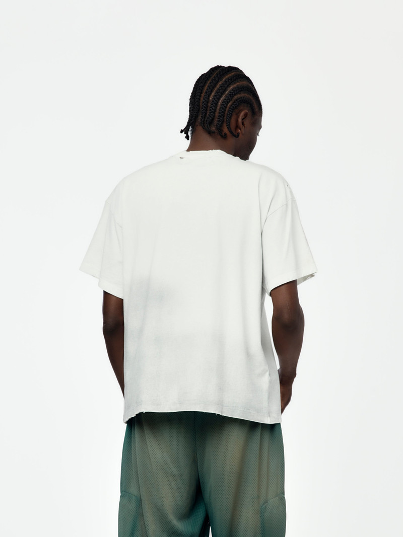 SATOSHI NAKAMOTO CAN YOU FEEL IT TEE (DIRTY WHITE) outlook