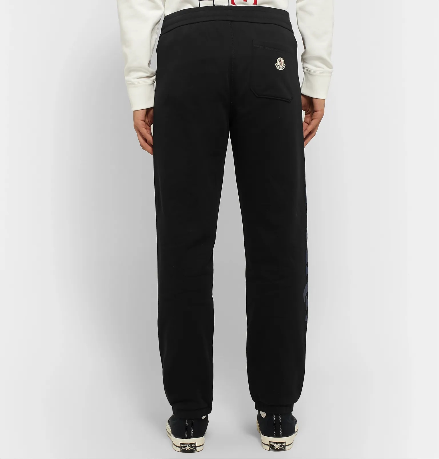 + Awake NY 2 Moncler 1952 Tapered Logo-Detailed Loopback Cotton-Jersey Sweatpants - 5