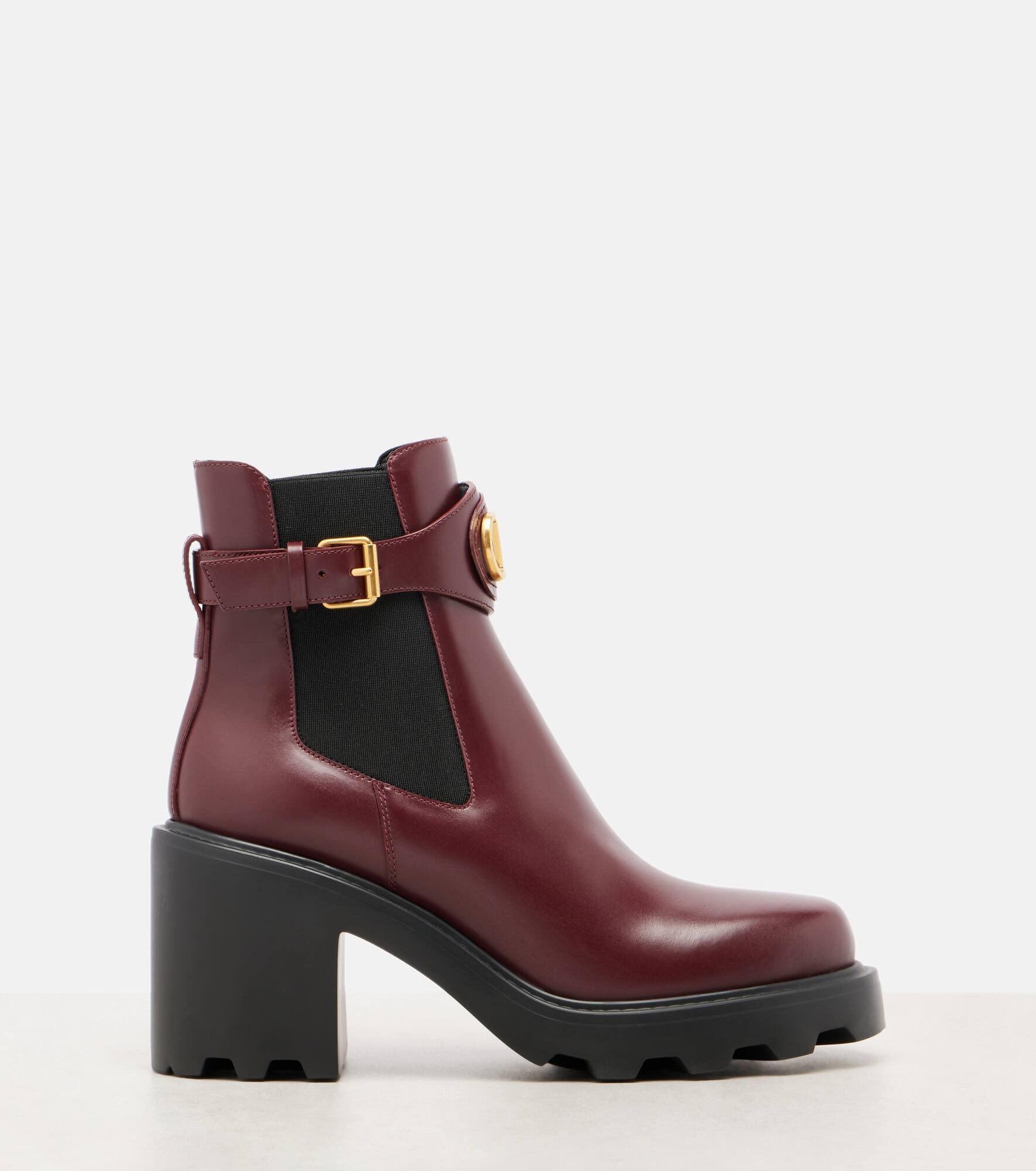 Vlogo Signature 90 leather ankle boots - 4