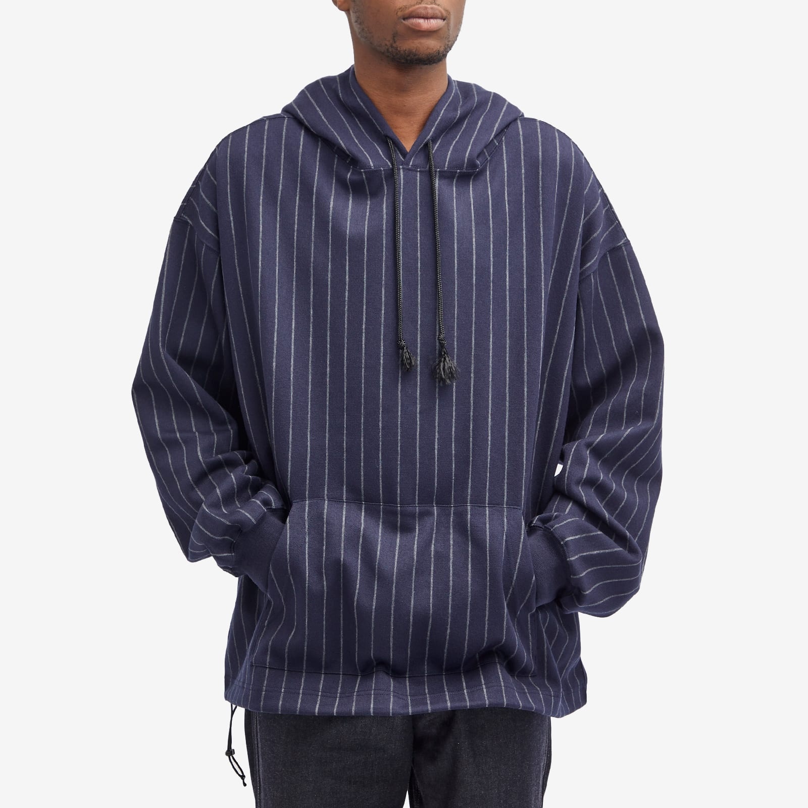 Junya Watanabe MAN Wool Pinstripe Hoodie - 2