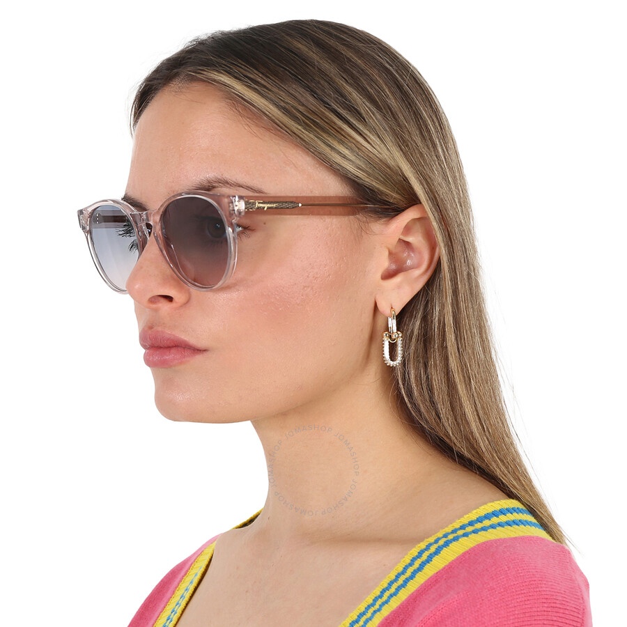 Salvatore Ferragamo Blue Gradient Teacup Ladies Sunglasses SF1068S 260 52 - 2