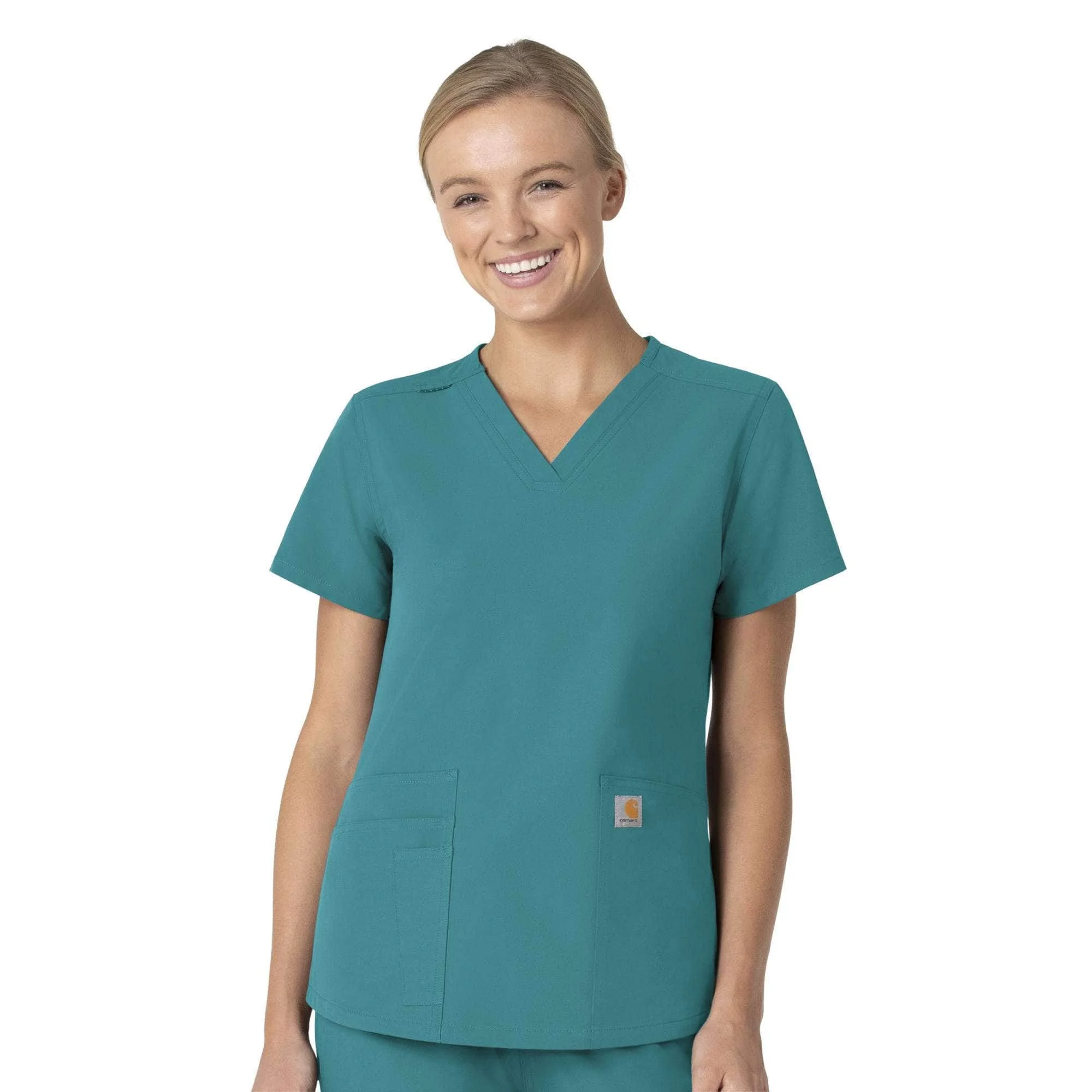 Women's Force Essentials V-Neck Scrub Top - 1