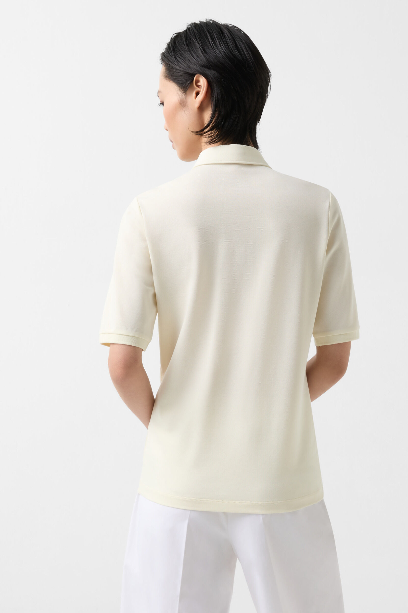 Tammy polo shirt in Vanilla - 3