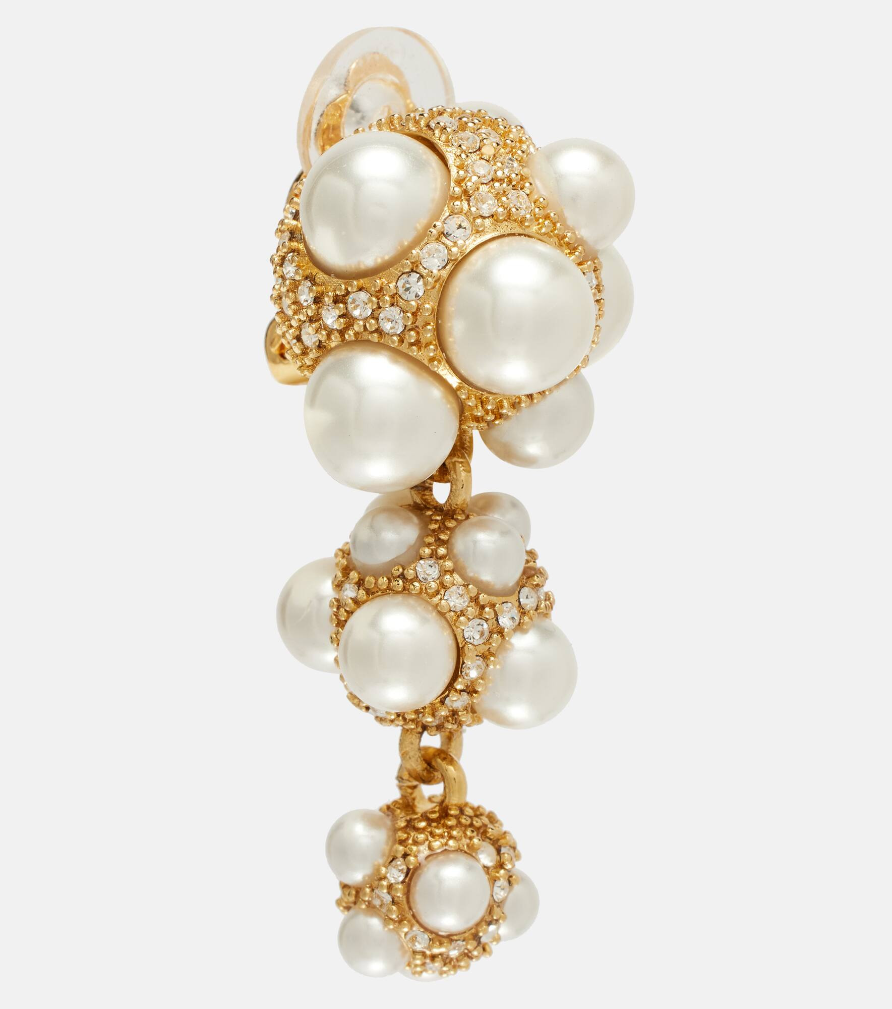 Embellished drop earrings - 2
