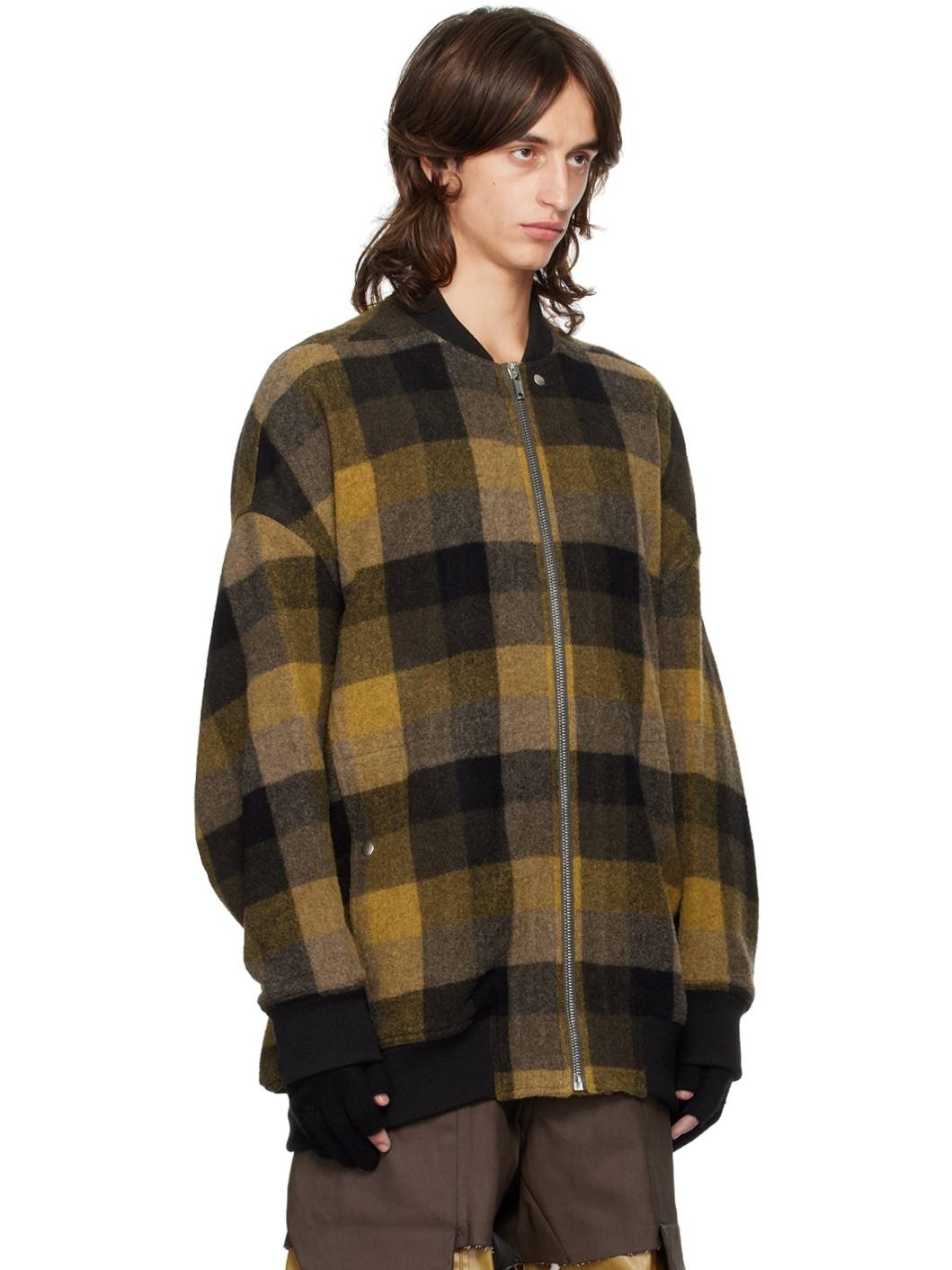 Tan Porterville Jumbo Peter Flight Bomber Jacket - 2