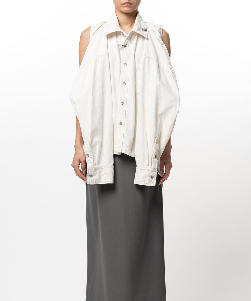 Vest Combined Denim Shirt 8
