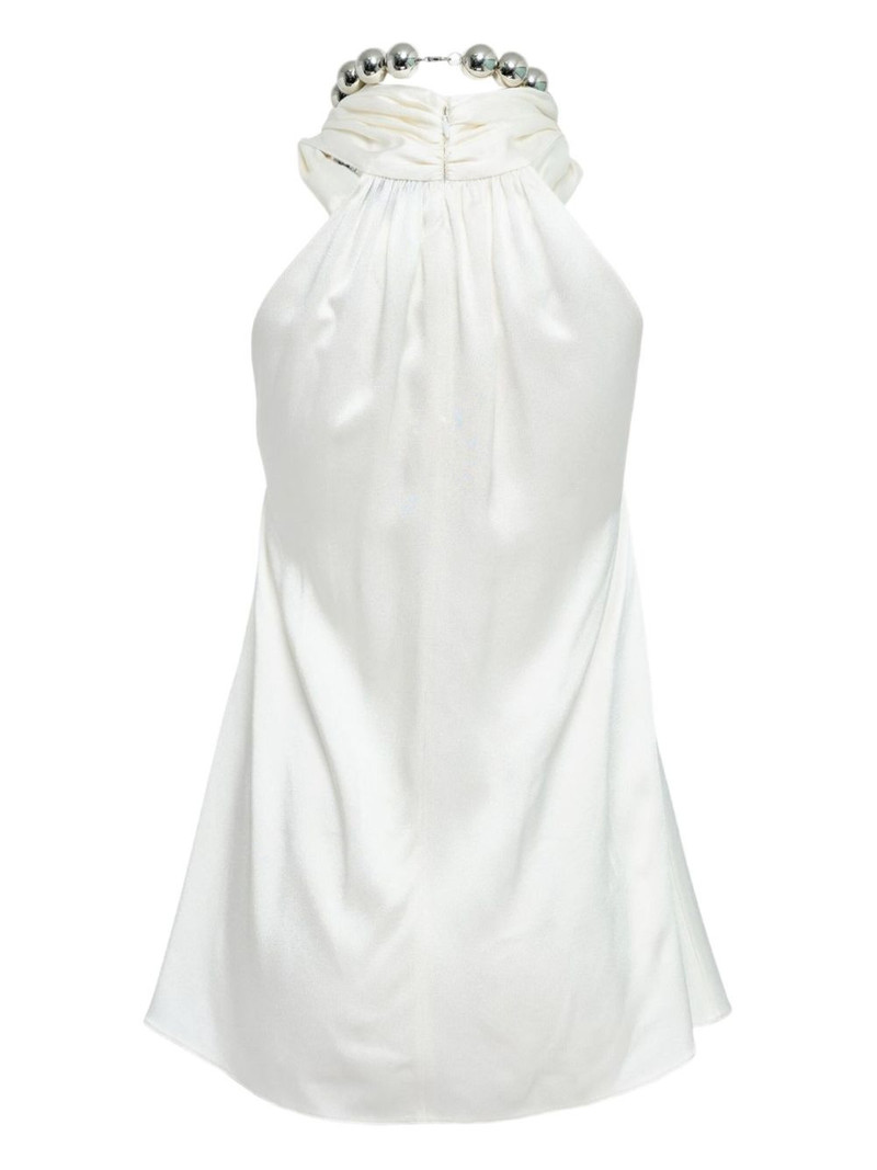 Stella McCartney beade-detail halter-neck top outlook