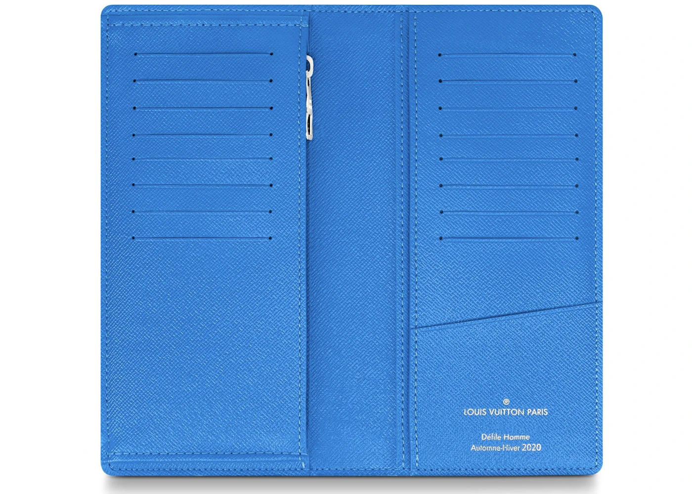 Louis Vuitton Brazza Wallet (16 Card Slot) Clouds Monogram Blue - 3