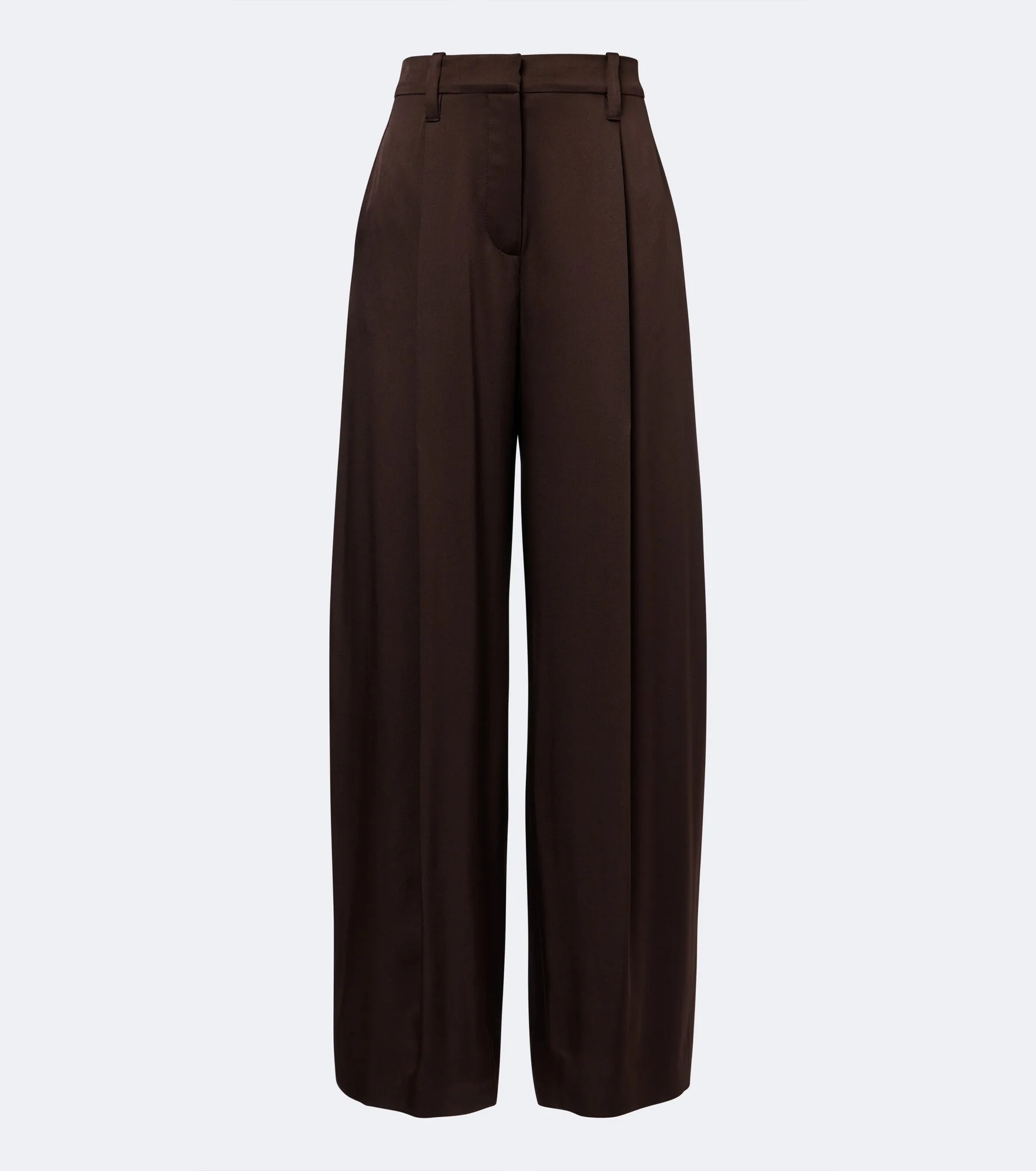 Monili pleated silk wide-leg pants - 1