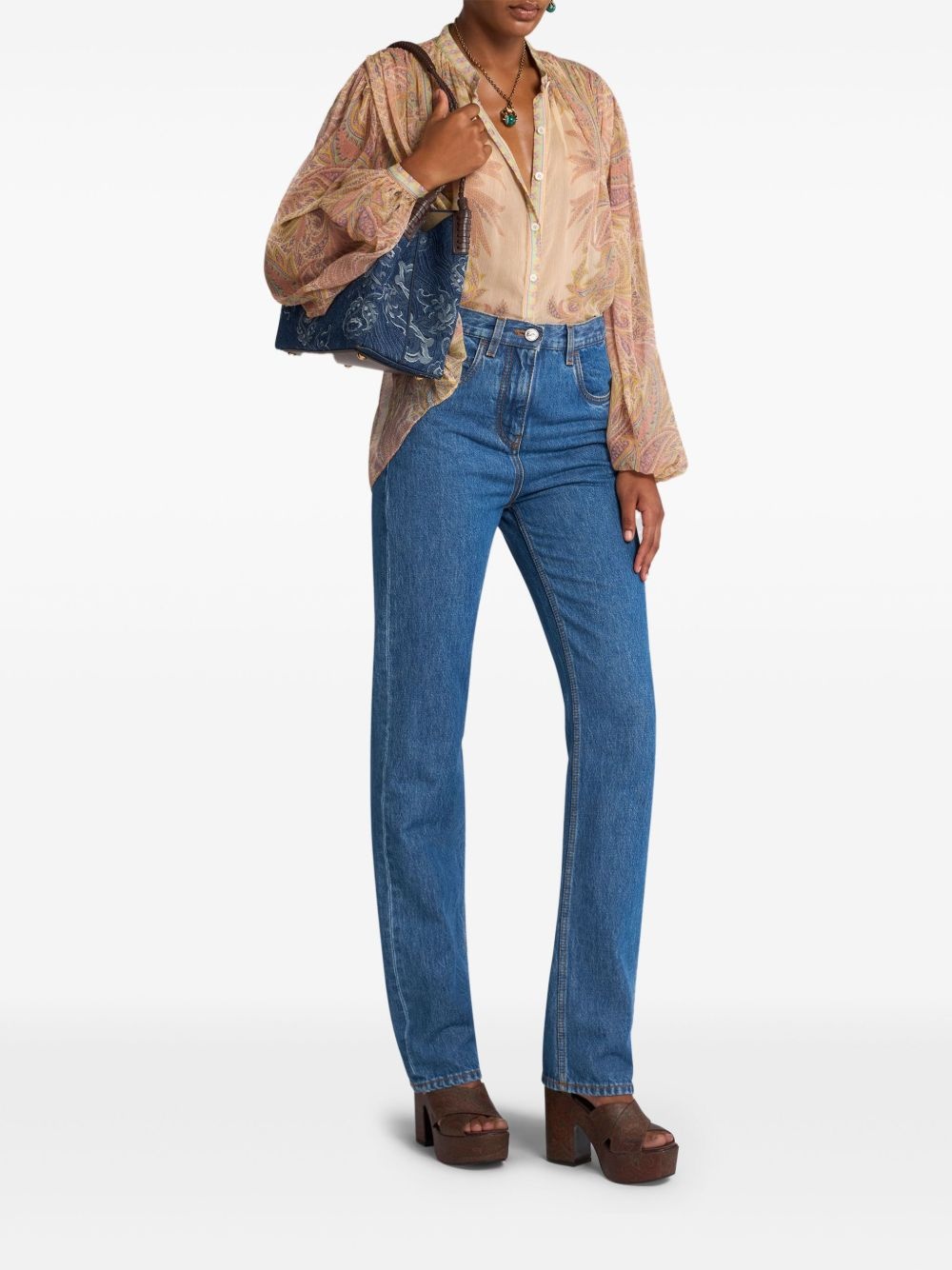 paisley-print shirt - 2
