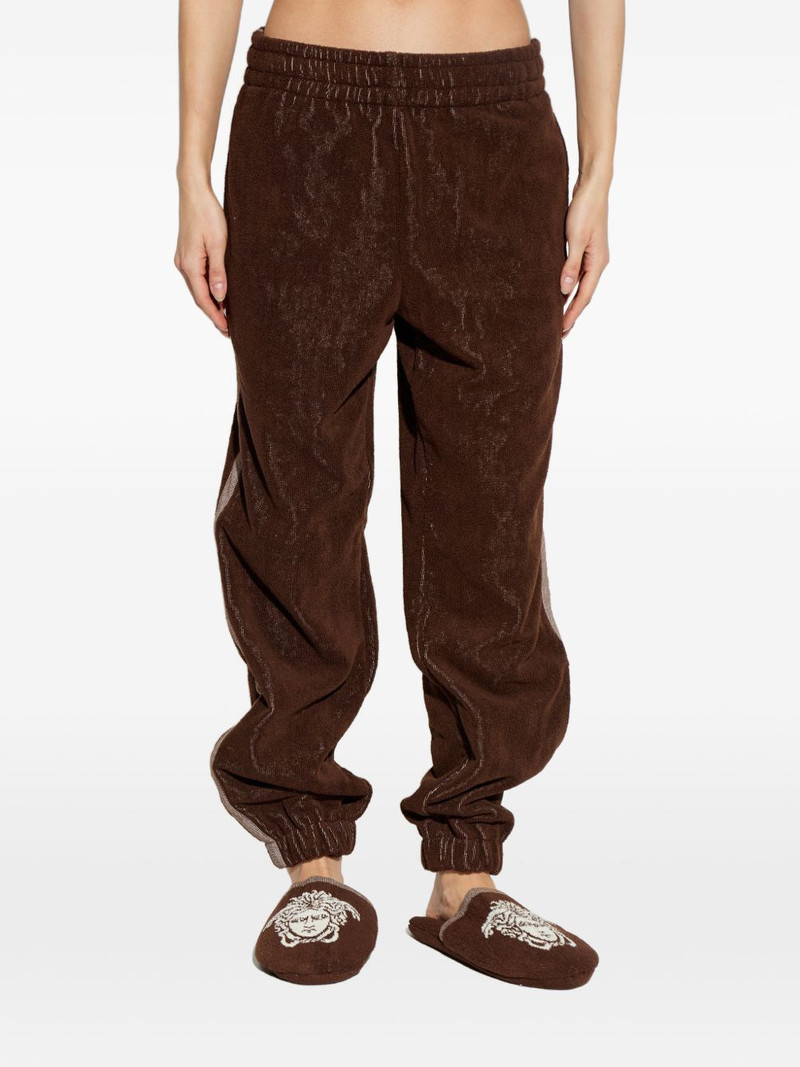 VERSACE side stripe cotton trousers outlook