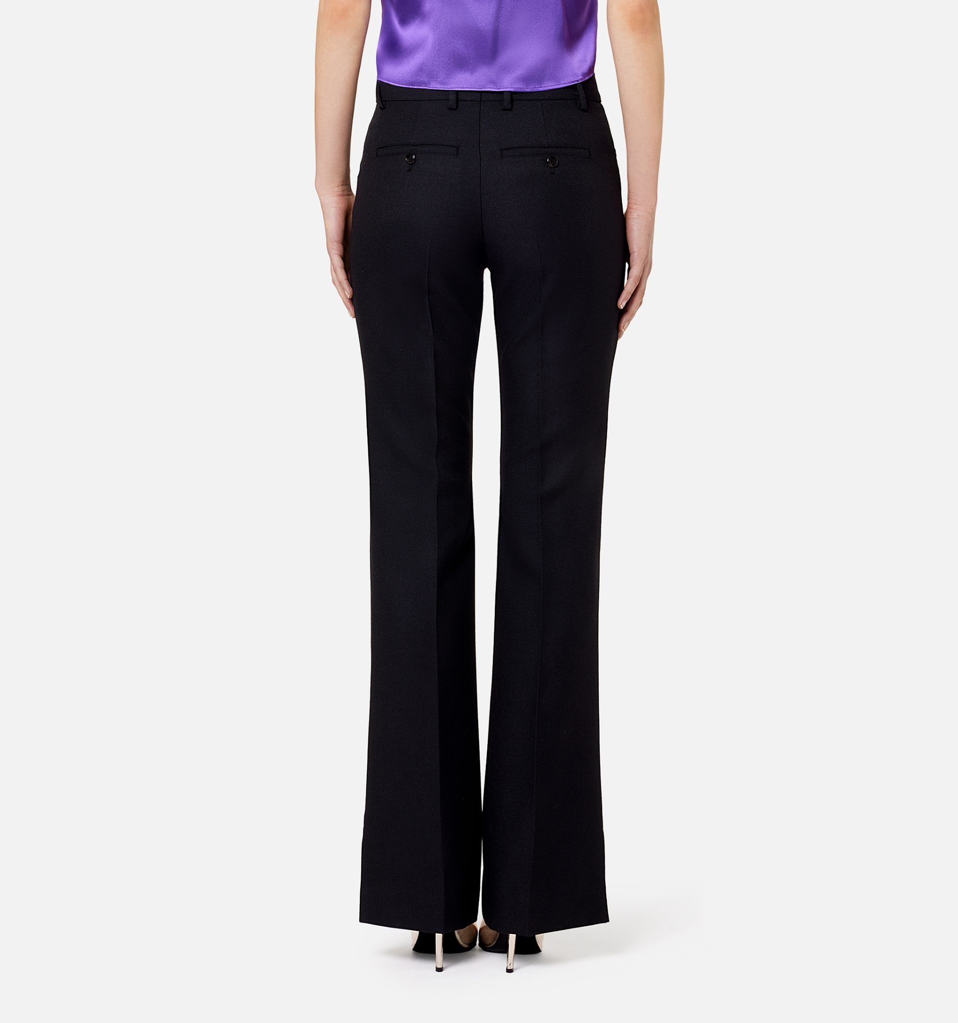 Flare Fit Trousers - 6