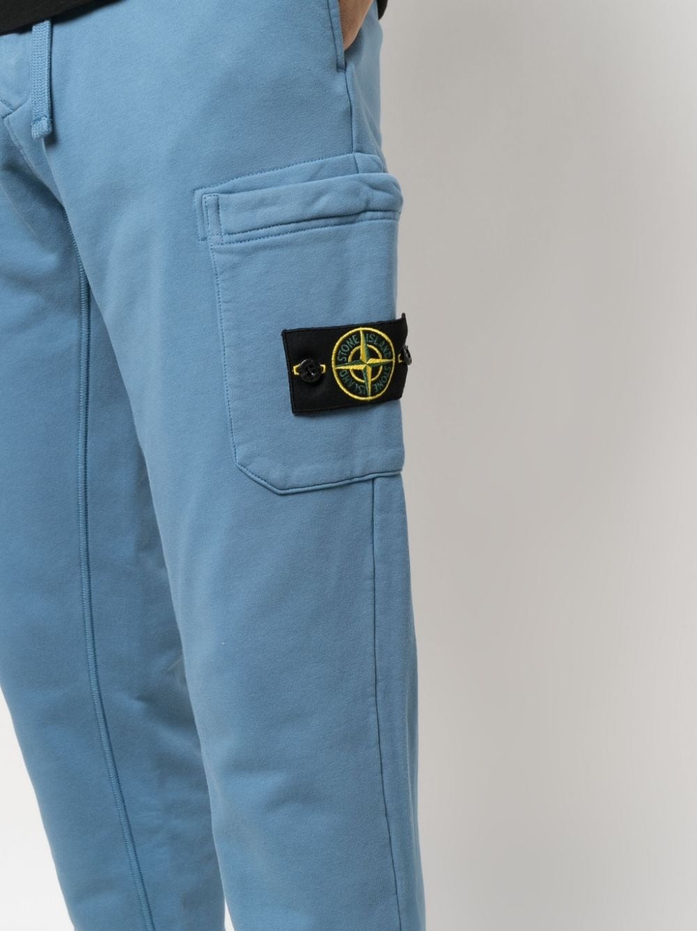 Compass logo-patch track pants - 5