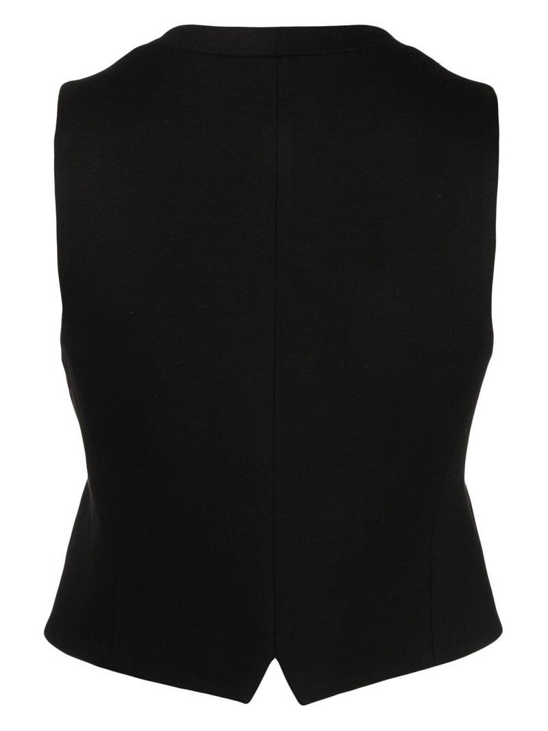 ROSETTA GETTY single-breasted tailored vest outlook