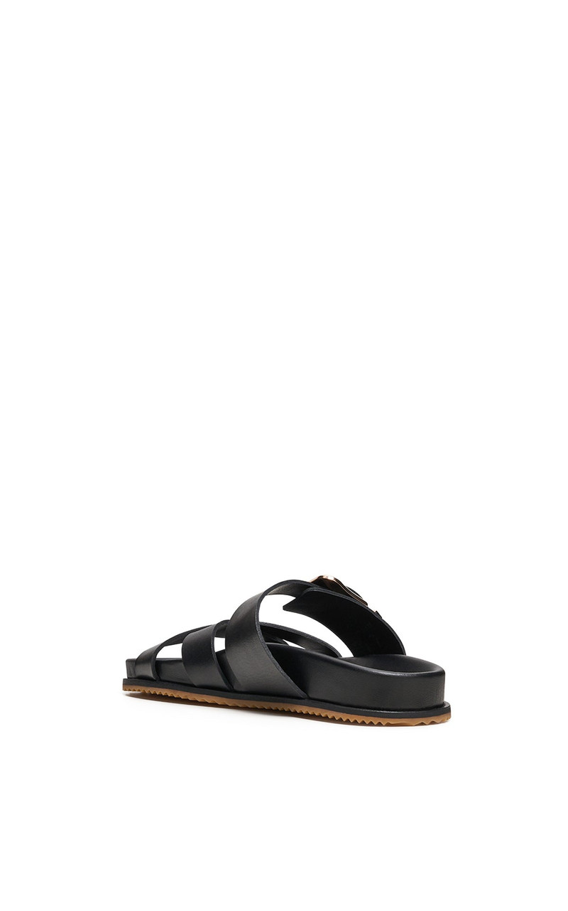 GABRIELA HEARST Circe Slide in Black Leather outlook