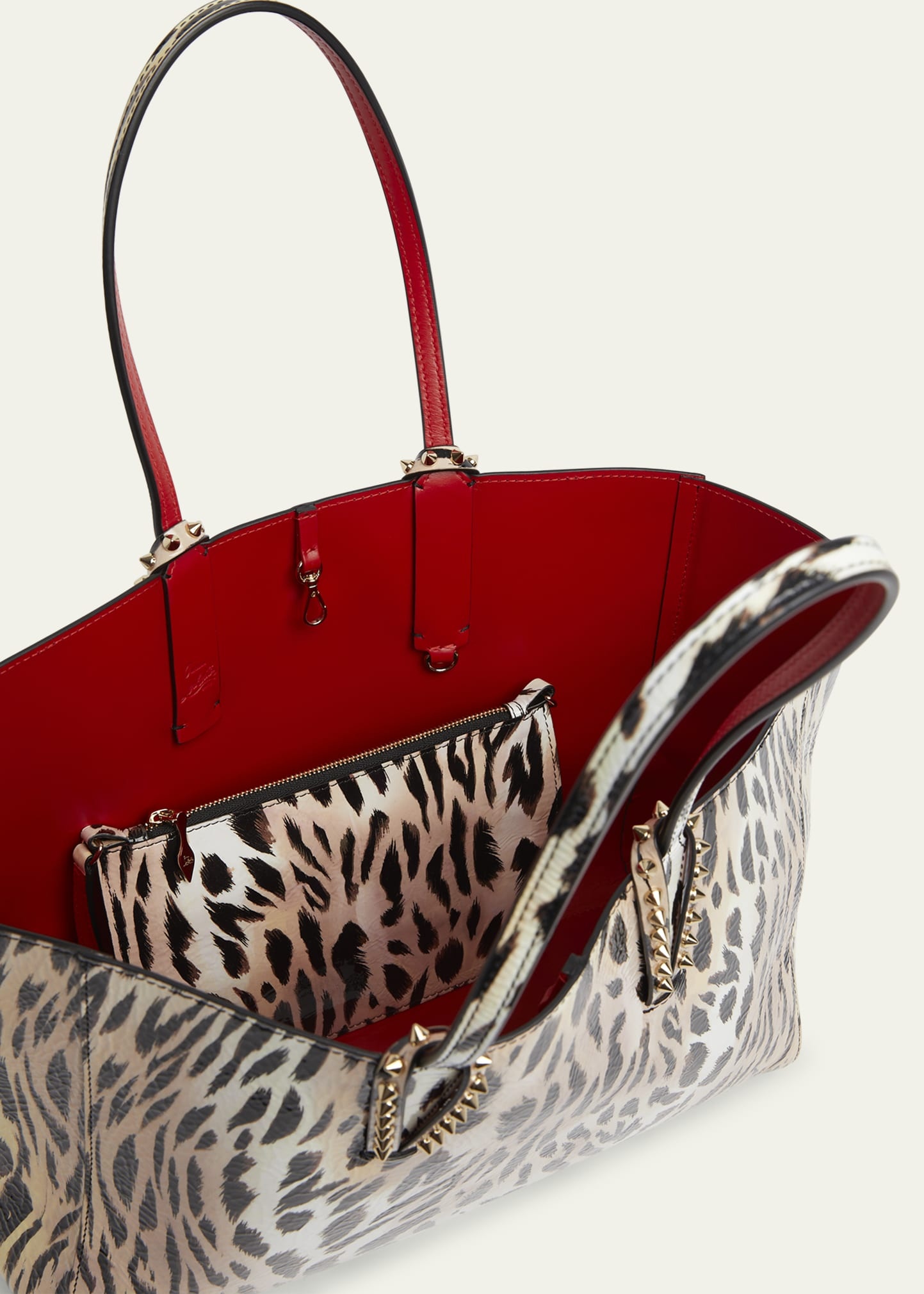Cabata Gigi Small Cheetah Naplak Tote Bag - 3