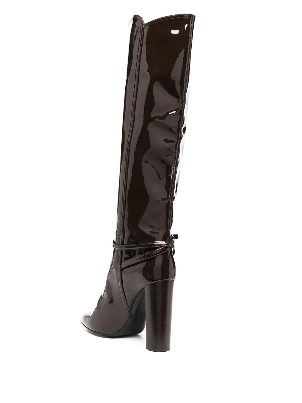 patent leather 105mm boots - 3