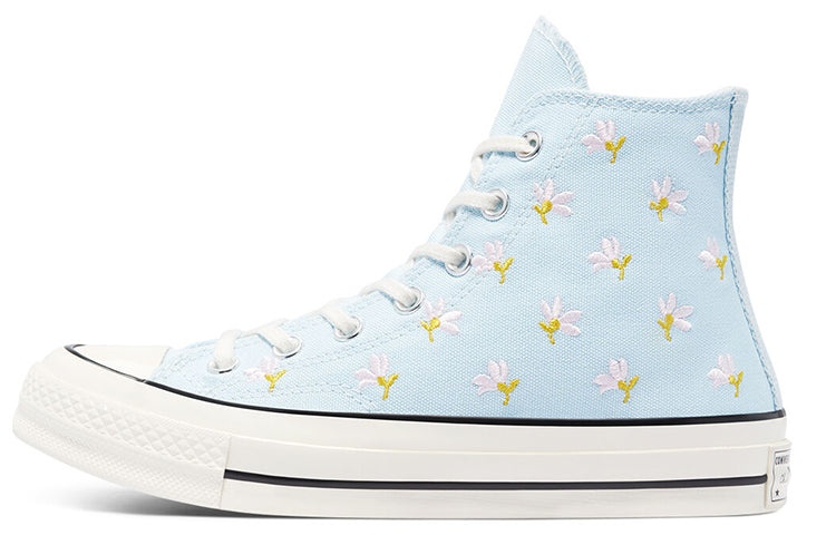 (WMNS) Converse Chuck 70 High 'Embroidered Floral Print - Chambray Blue' 570917C - 2