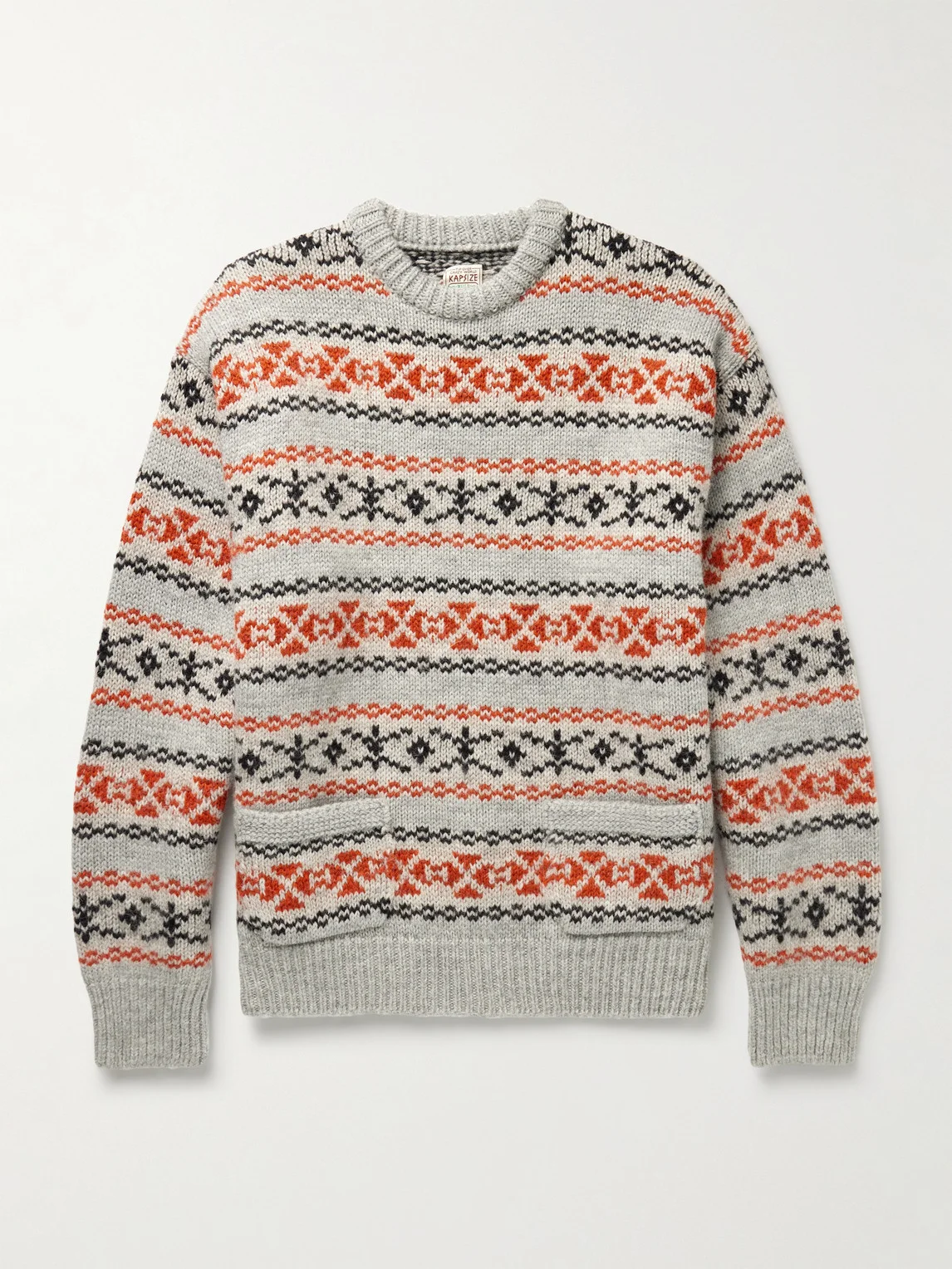 Fair Isle Wool Sweater - 1