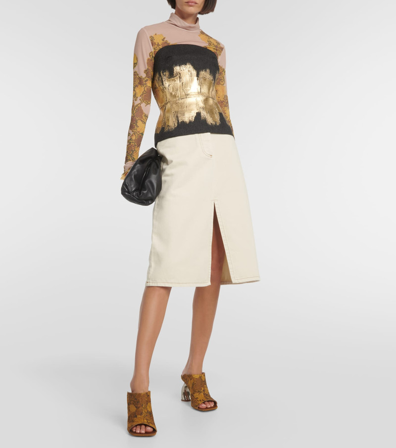 Dries Van Noten Floral mules outlook