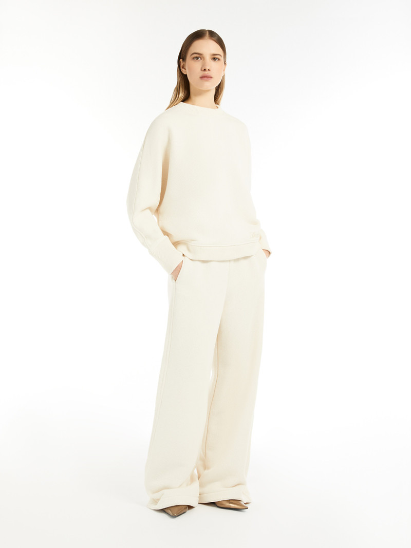 Max Mara CRAL Cotton boxy sweatshirt outlook