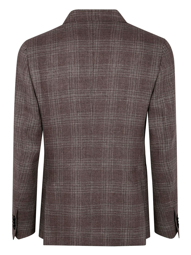 ZEGNA check-pattern blazer outlook