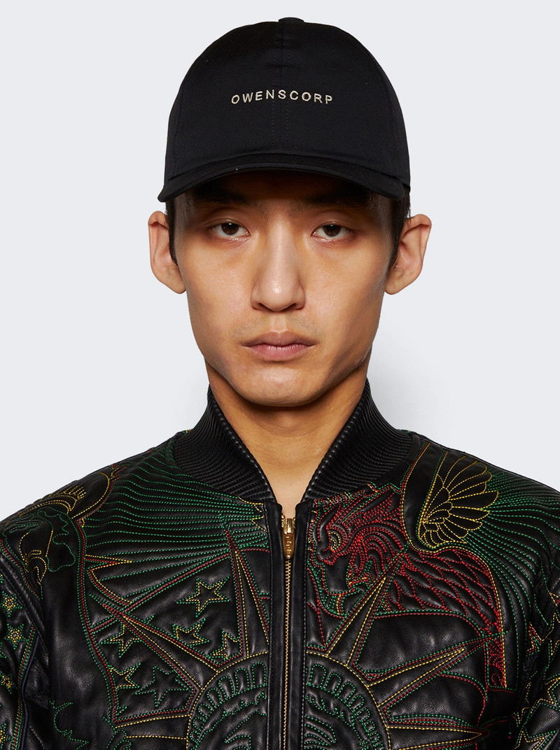 Rick Owens Hollywood Baseball Cap Black outlook