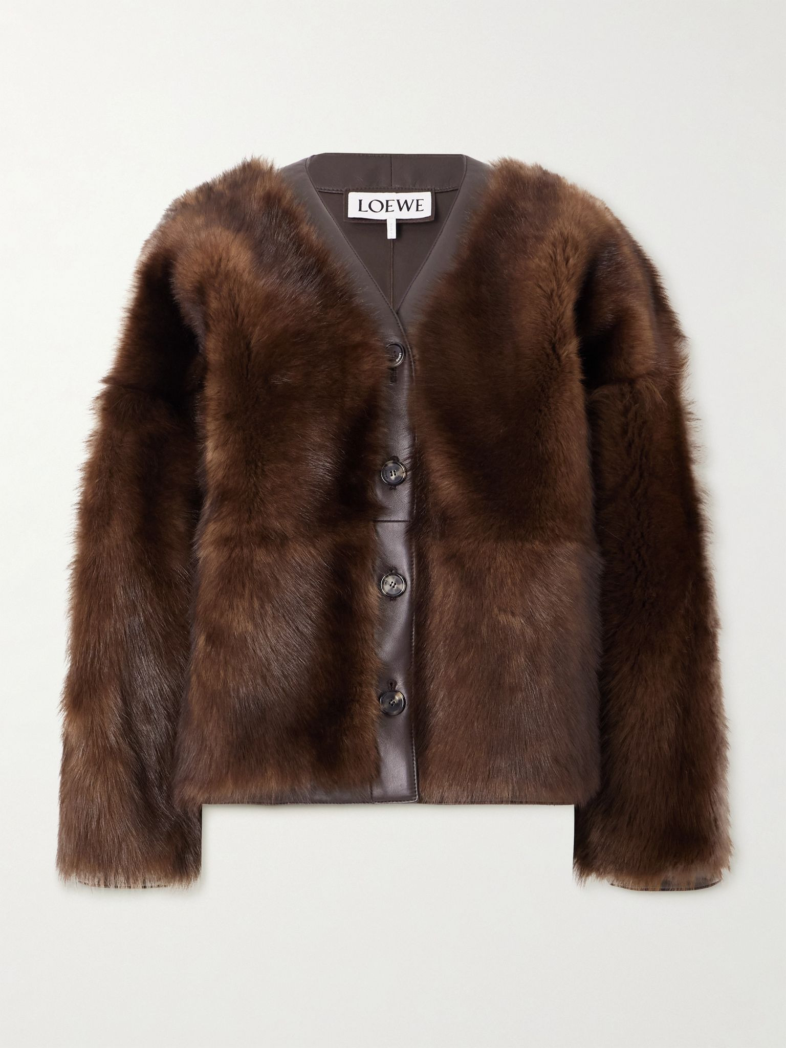 Shearling jacket Brown - 1