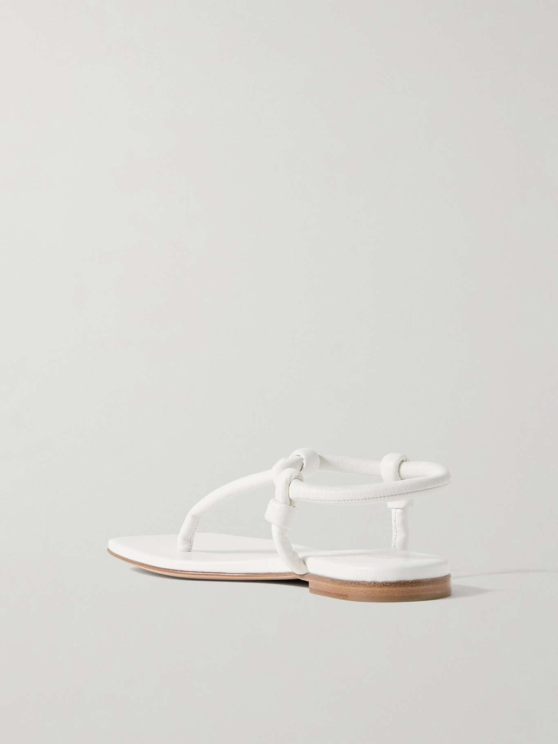 Knotted leather sandals 3