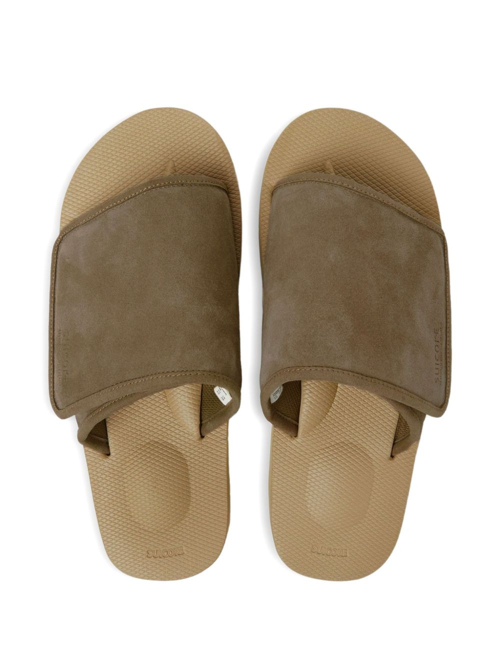 x Thisisneverthat suede-leather strap slides - 4