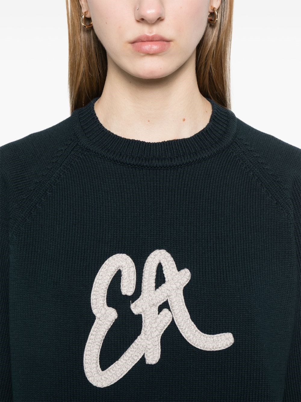 Logo cotton blend sweatshirt - 2