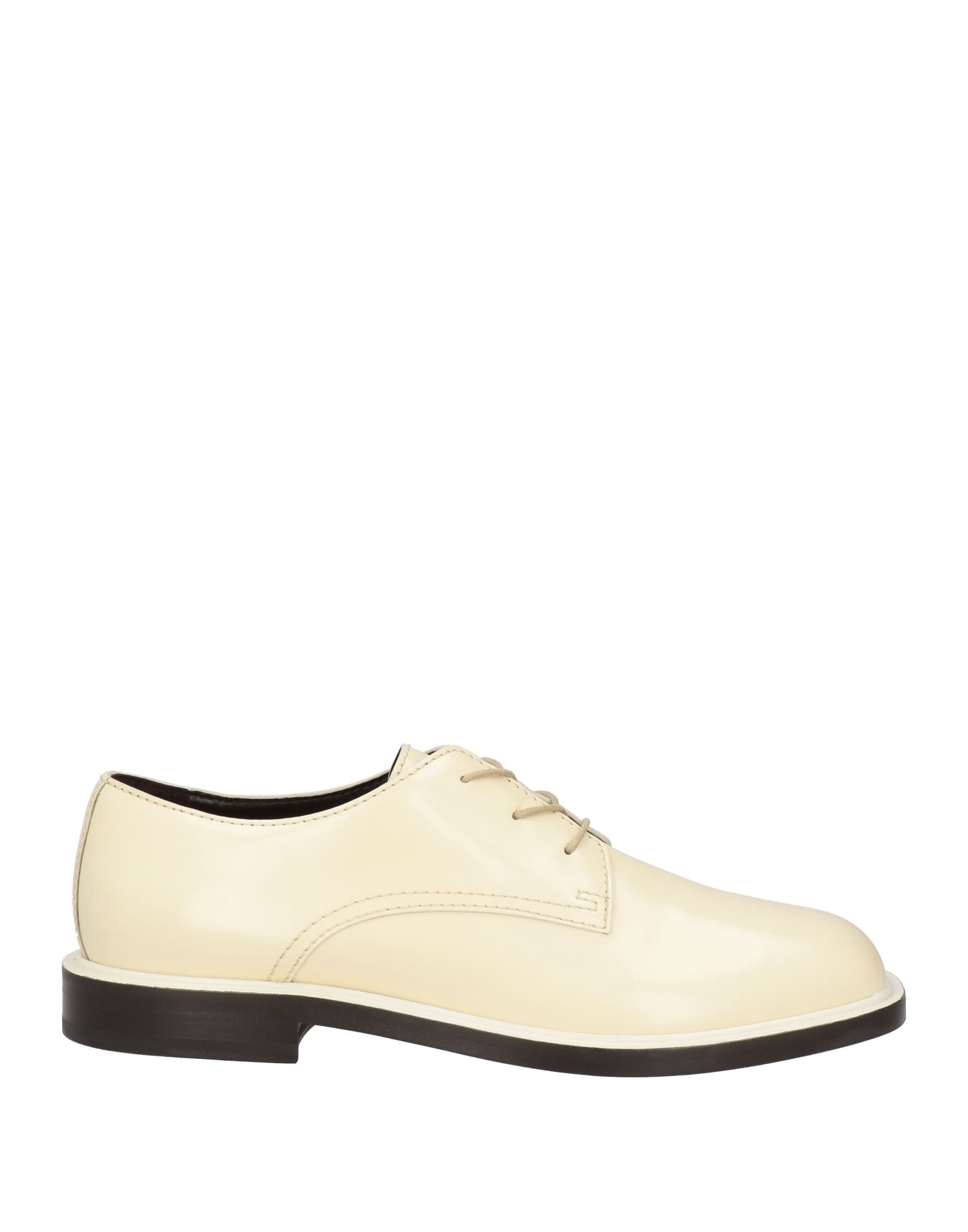 Cream Women's Laced Shoes - 1