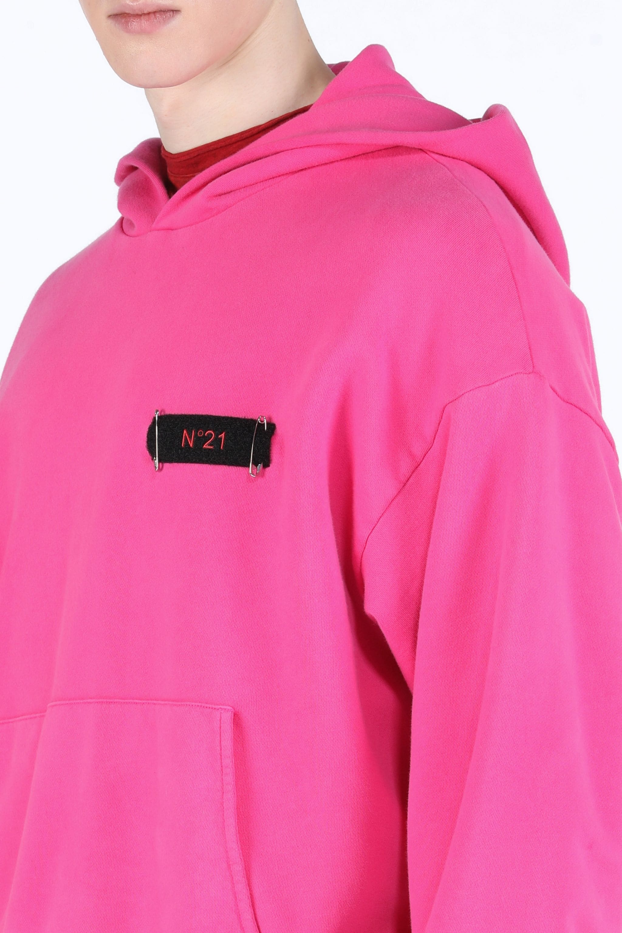 LOGO PATCH HOODIE - 5