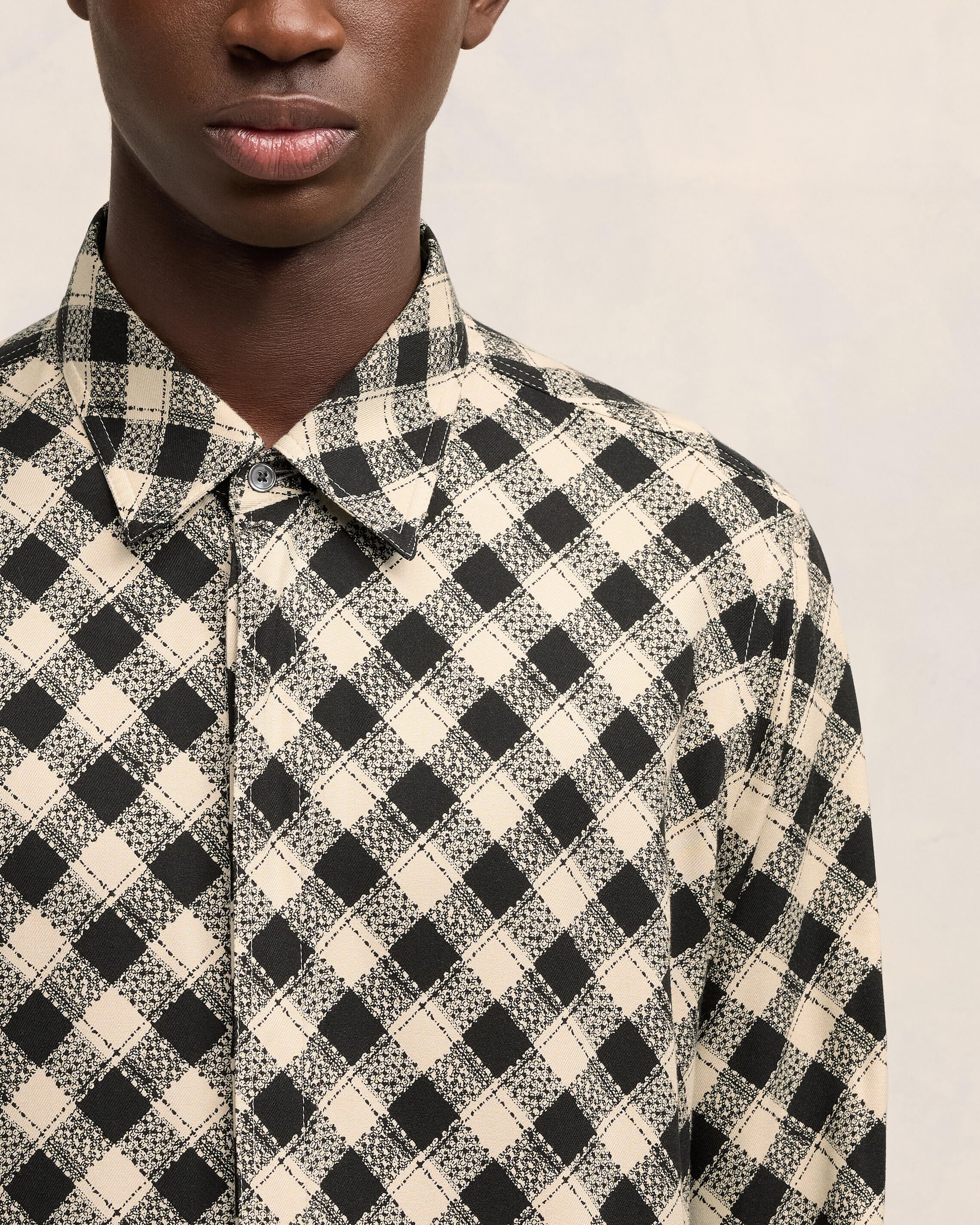 DOUBLE TOPSTITCHING CLASSIC SHIRT - 4